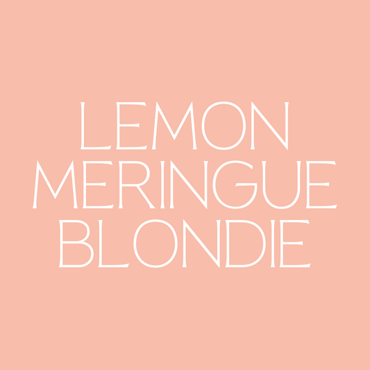 Lemon Meringue Blondie