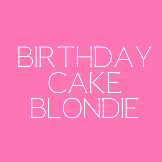 Birthday Cake Blondie